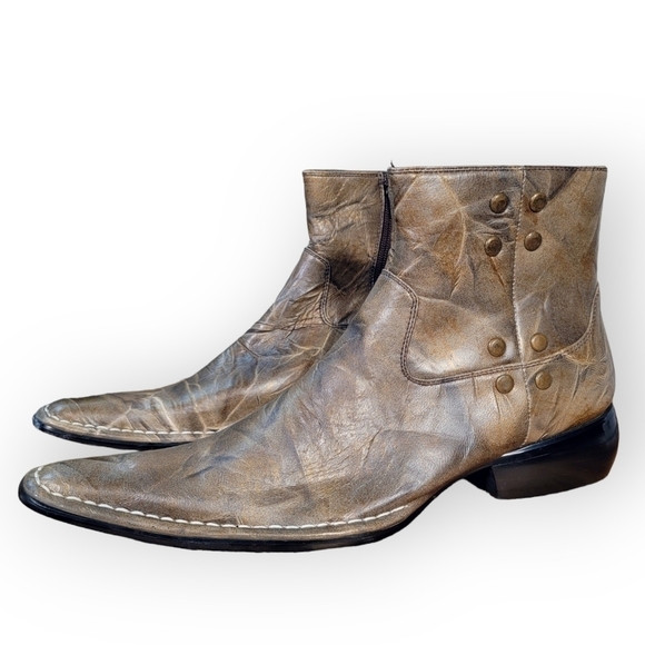 IMPULSE by Steeple Gate Men\'s Leather Ankle Boots Size 8 main image 7